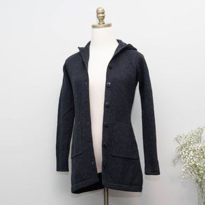 Patagonia Merino Wool Long Hooded Cardigan / XS-S